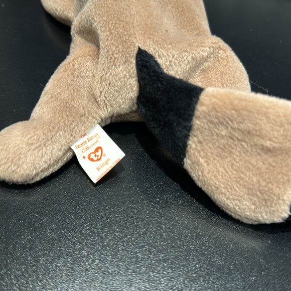 Retired 1995 Ty Ringo Raccoon Beanie Baby with tag - Picture 5 of 5